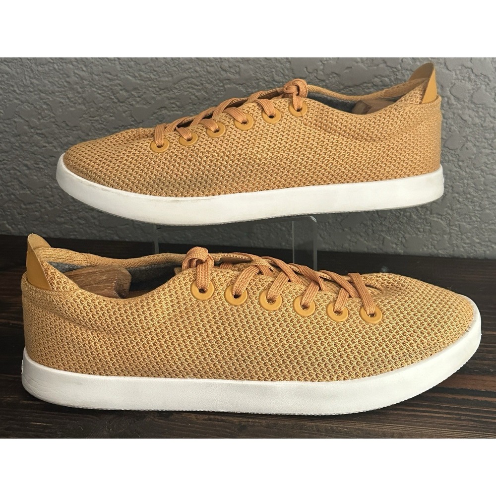ALLBIRDS TREE PIPER LUX HONEY Shoes Sneakers Yellow Mens 11 Lace Up Fabric